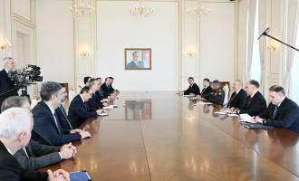 Ильхам Алиев принял делегацию во главе с председателем комитета Администрации Президента Турции