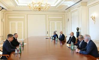 Ilham Aliyev received Saint Petersburg Governor