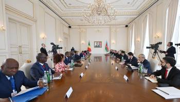 Azerbaijani and Congolese presidents held expanded meeting