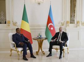Состоялась встреча президентов Азербайджана и Конго один на один