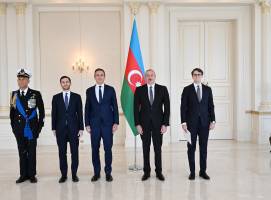 Ilham Aliyev received credentials of incoming Italian ambassador to Azerbaijan
