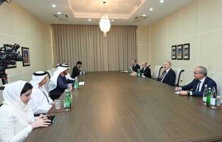 Ilham Aliyev received UAE Minister of Industry and Advanced Technology