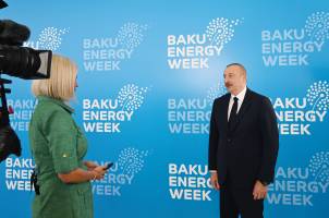 Ilham Aliyev’s interview was broadcast on Euronews channel