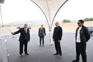 Ilham Aliyev inspected progress on Aghdam-Asgaran-Khojaly-Khankendi highway