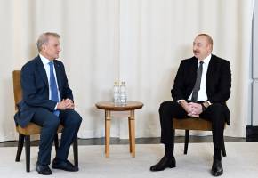 Ilham Aliyev met with Chairman of the Board of Sberbank in Kazan