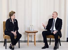 Ilham Aliyev met with President of New Development Bank in Kazan