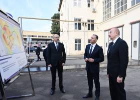 Ilham Aliyev inspected new-generation metro trains assembled in Baku