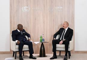 Ilham Aliyev met with President of Ghana