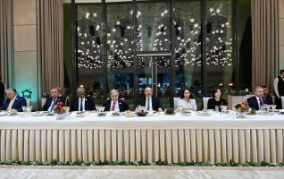 Reception held in honor of heads of state and government attending opening ceremony of World Leaders Climate Action Summit at COP29