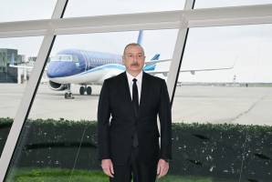 Ilham Aliyev was interviewed by Azerbaijan Television