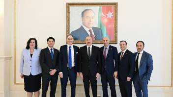 Ilham Aliyev received Co-Founder and Board Member of Israel Economic Forum