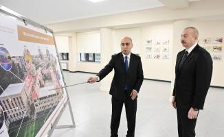 Ilham Aliyev reviewed conditions at “Vatan” Sports Lyceum after reconstruction