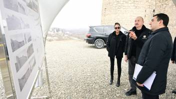 Ilham Aliyev reviewed concept design for Asgaran Fortress Complex