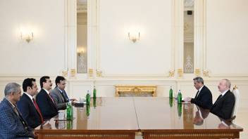 Ilham Aliyev received Chairman of Pakistan’s Senate