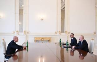 Ilham Aliyev received President of International Ski and Snowboard Federation