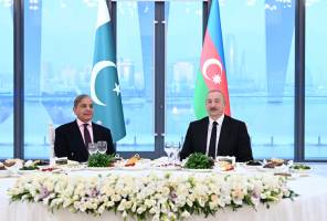 State banquet on behalf of President Ilham Aliyev hosted in honor of Pakistan’s Prime Minister