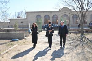 First Vice-President Mehriban Aliyeva reviewed reconstruction of Ganja city secondary school No.37