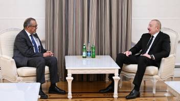 Ilham Aliyev received Director-General of World Health Organization