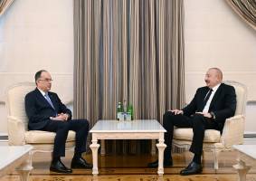 Ilham Aliyev met with President of Albania