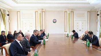 Ilham Aliyev received delegation led by Speaker of Federation Council of Federal Assembly of Russia