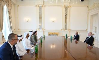 Ilham Aliyev received business delegation from United Arab Emirates