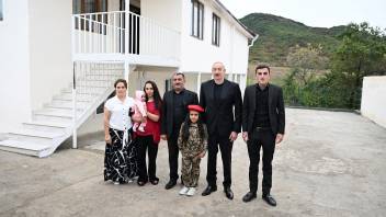 İlham Əliyev Xocalı rayonunun Seyidbəyli kəndində olub