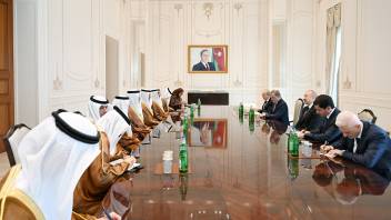 Ilham Aliyev received delegation from the United Arab Emirates