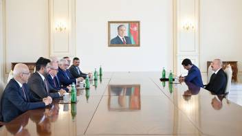 Ilham Aliyev received delegation led by Speaker of Grand National Assembly of Türkiye