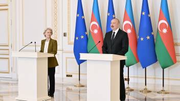 Ilham Aliyev and President of the European Commission delivered press statements