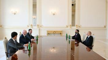 Ilham Aliyev received FIFA President