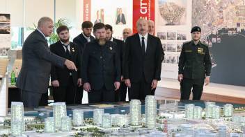 İlham Əliyev və Rusiyanın Çeçenistan Respublikasının başçısı “Bakı Ağ Şəhər”də olublar