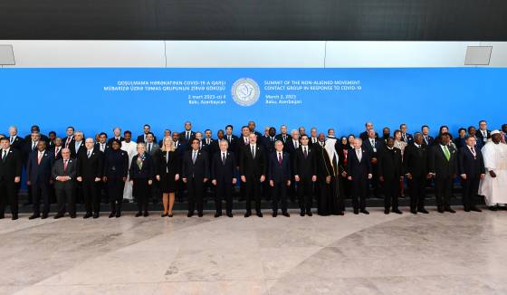 Ilham Aliyev attends Summit of NAM Contact Group on fight against COVID-19