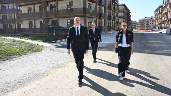 Ilham Aliyev attended opening of new residential complex in Jabrayil