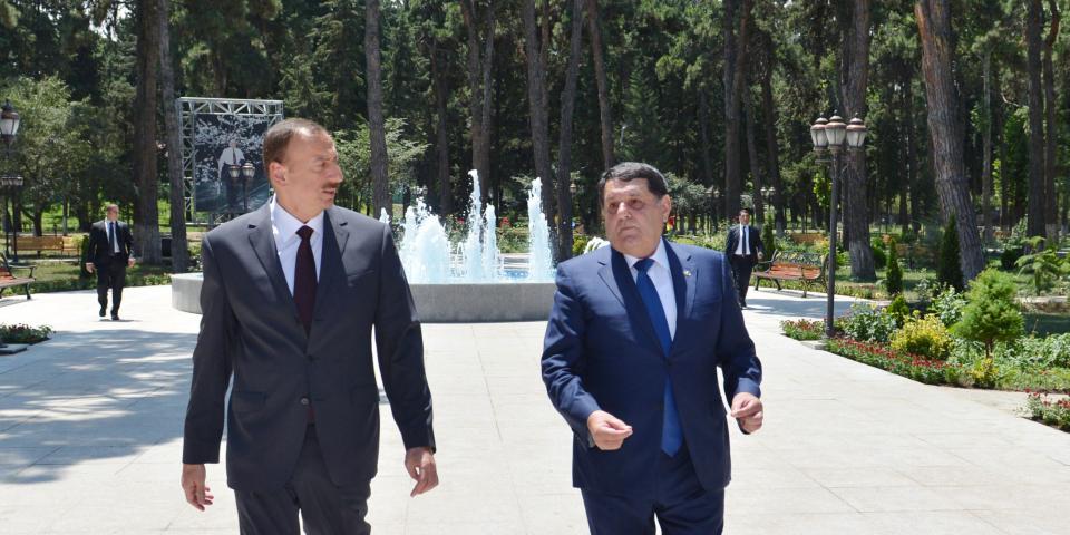 Ilham Aliyev reviewed the Govlar municipal culture and recreation park in Tovuz District after reconstruction