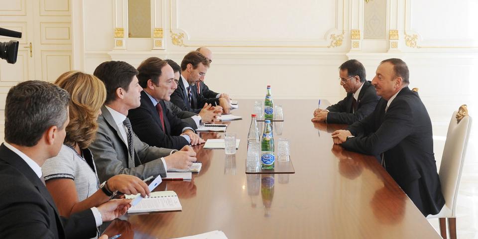 Ilham Aliyev received a delegation led by the Foreign Minister of Portuga