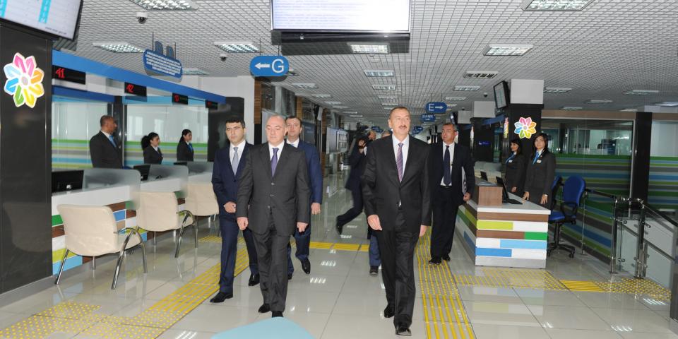 Ilham Aliyev attended the opening of the “ASAN Xidmət” Center No 3 of the State Agency for Public Services and Social Innovation