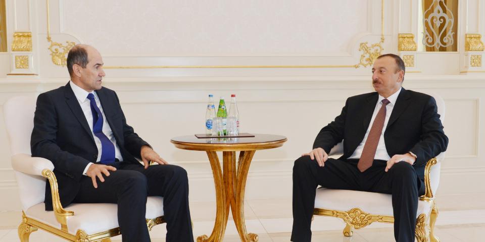 Ilham Aliyev met with Prime Minister of Slovenia