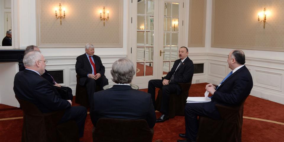 Ilham Aliyev met the co-chairmen of the OSCE Minsk Group in the Hague