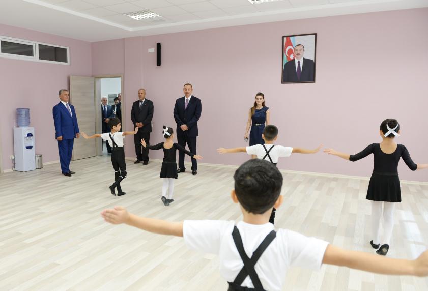 Ilham Aliyev attended the opening of the Heydar Aliyev Center in Bilasuvar