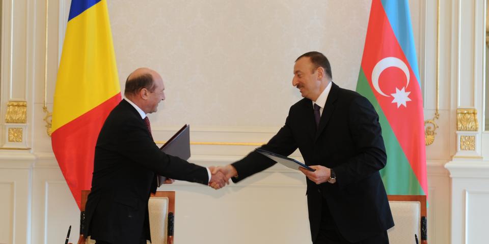 Состоялась церемония подписания азербайджано-румынских документов