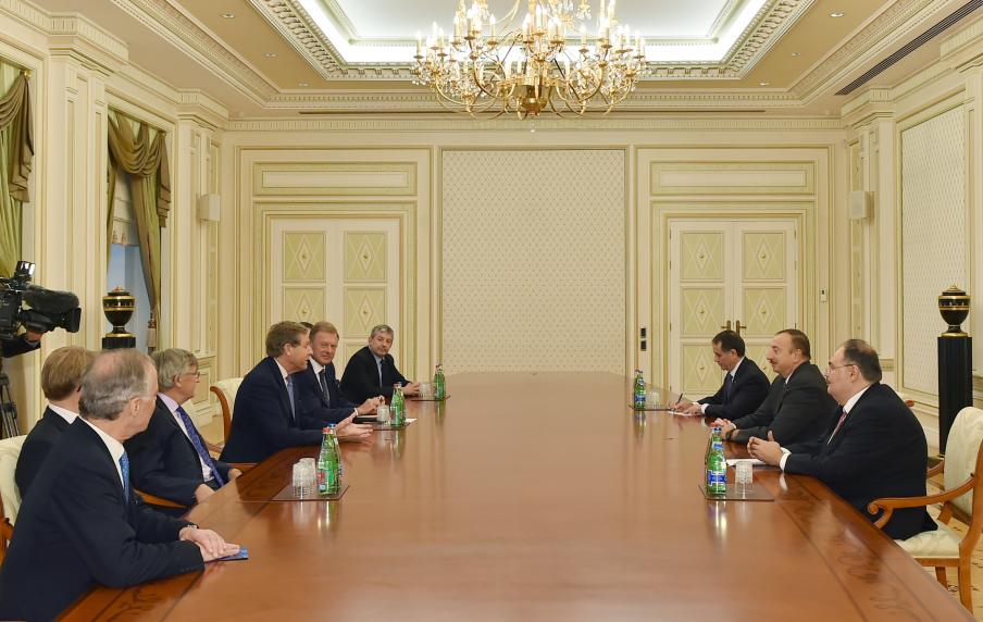 Ilham Aliyev received a delegation led by British Prime Ministerial Trade Envoy Lord Risby