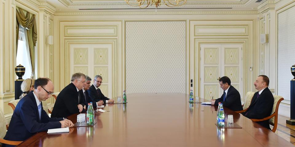 Ilham Aliyev received a delegation led by the European Union Special Representative for the South Caucasus