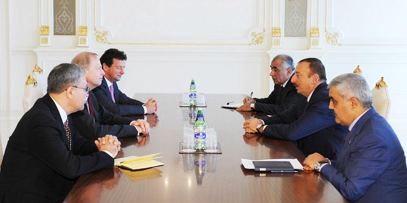 Ilham Aliyev received the executive director of BP, Robert Dudley