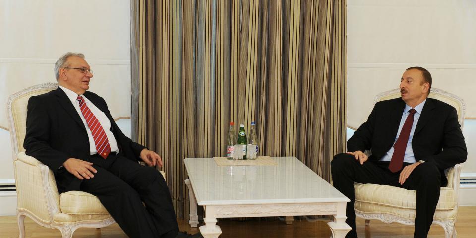 Ilham Aliyev received the chairman of the Constitutional Court of Bulgaria