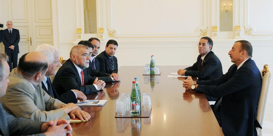 Ilham Aliyev received the former president of Croatia