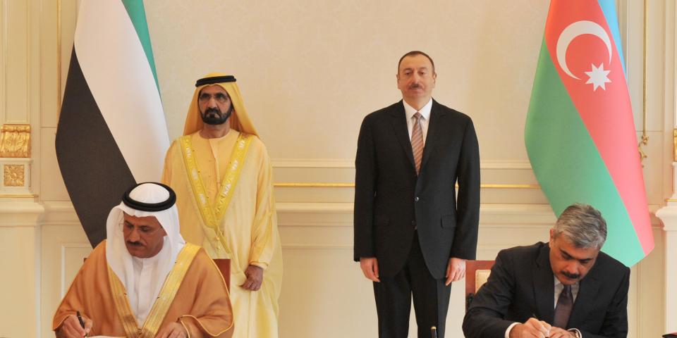 Azerbaijani-UAE documents were signed