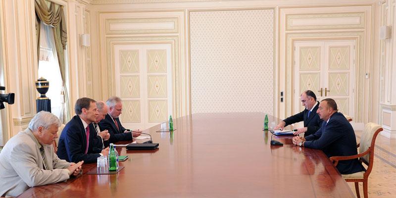 Ilham Aliyev received the OSCE Minsk Group Co-chairs and the Personal Representative of the OSCE Chair-in-Office