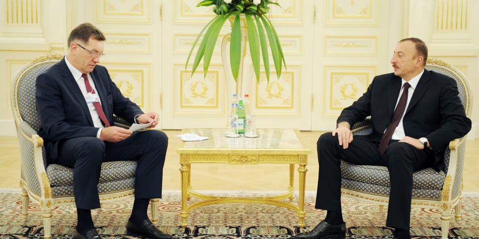 Ilham Aliyev received the Prime Minister of Lithuania