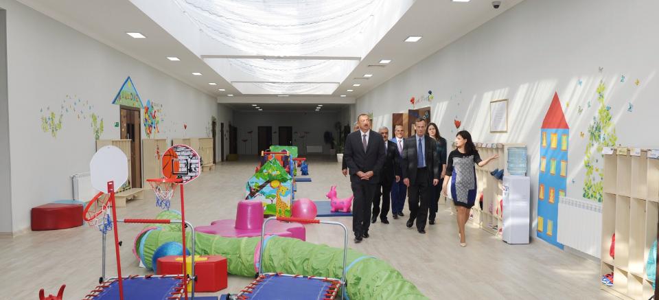 Ilham Aliyev reviewed the new office building of Baku Talents Education Complex