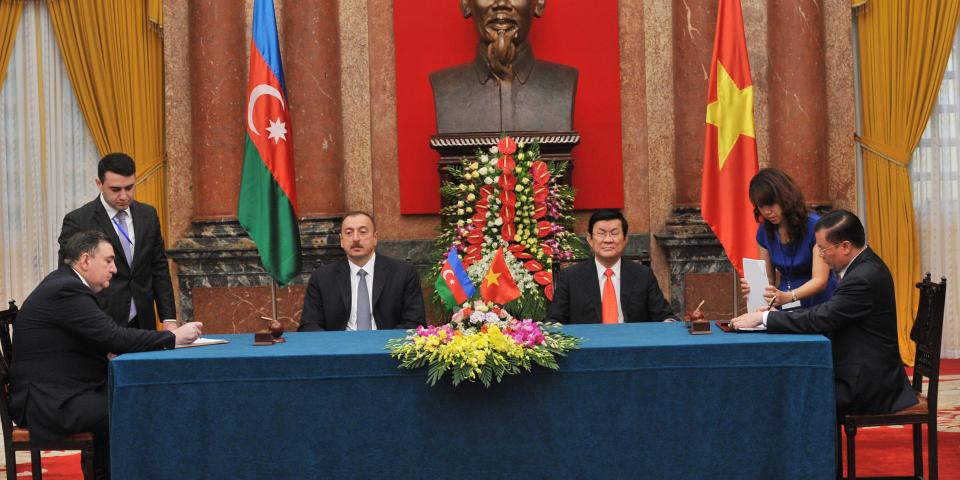 Состоялась церемония подписания азербайджано-вьетнамских документов